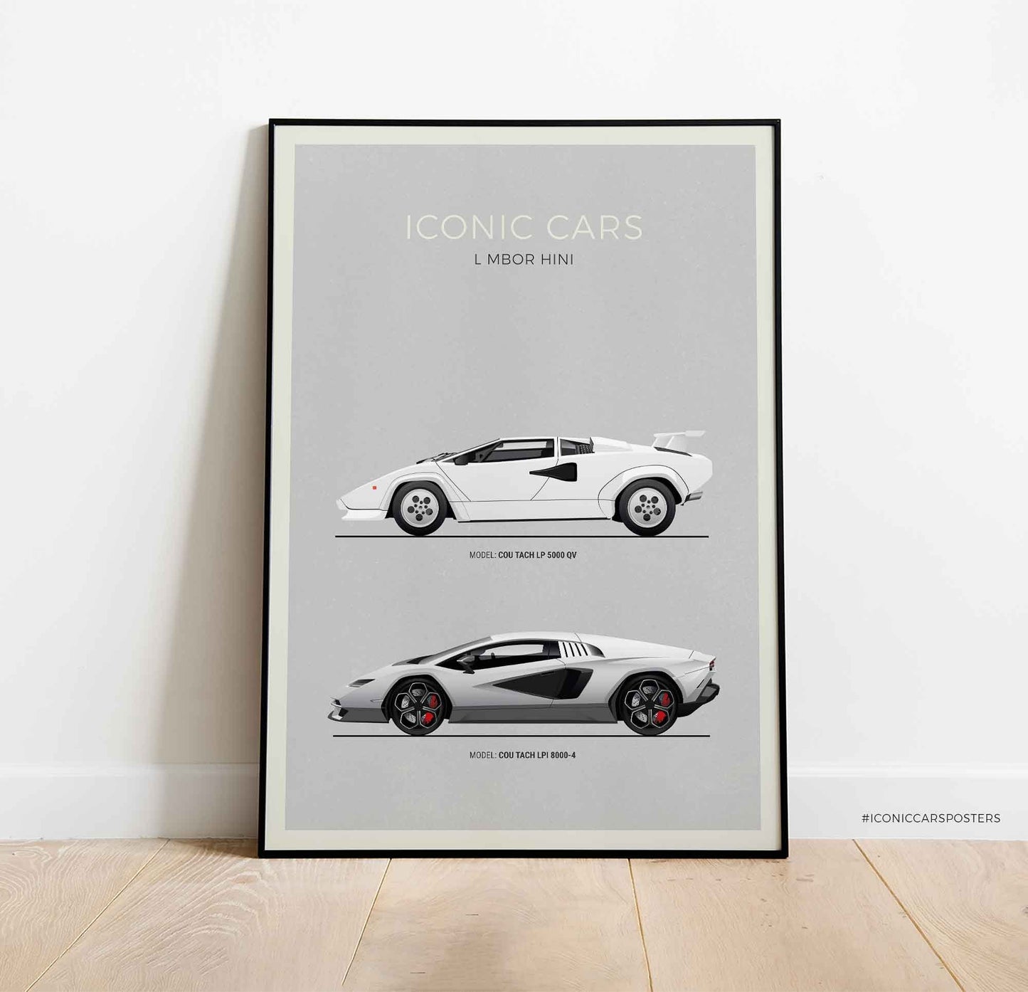 Lamborghini Countach Evolution Poster (Unframed)