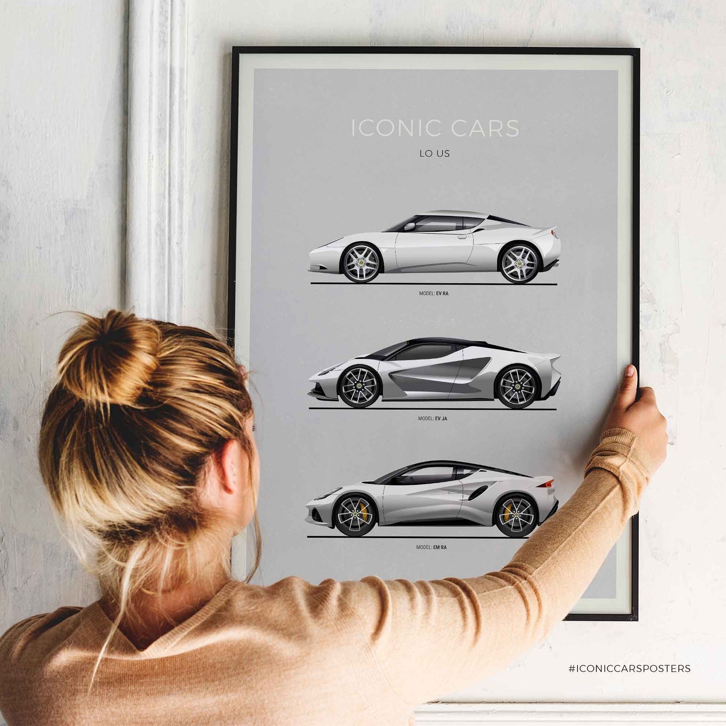 Lotus Car Evolution Poster (Unframed)