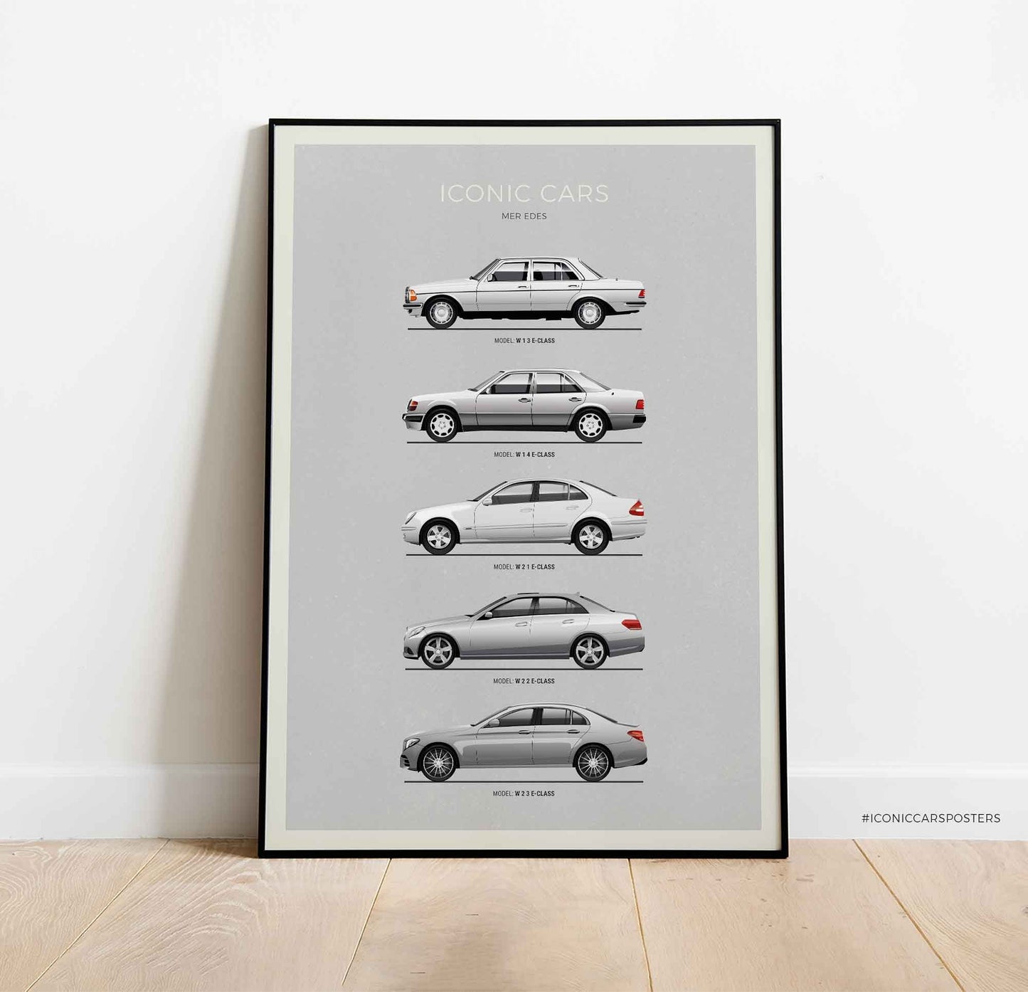 Mercedes E-Class Evolution Poster (Unframed)