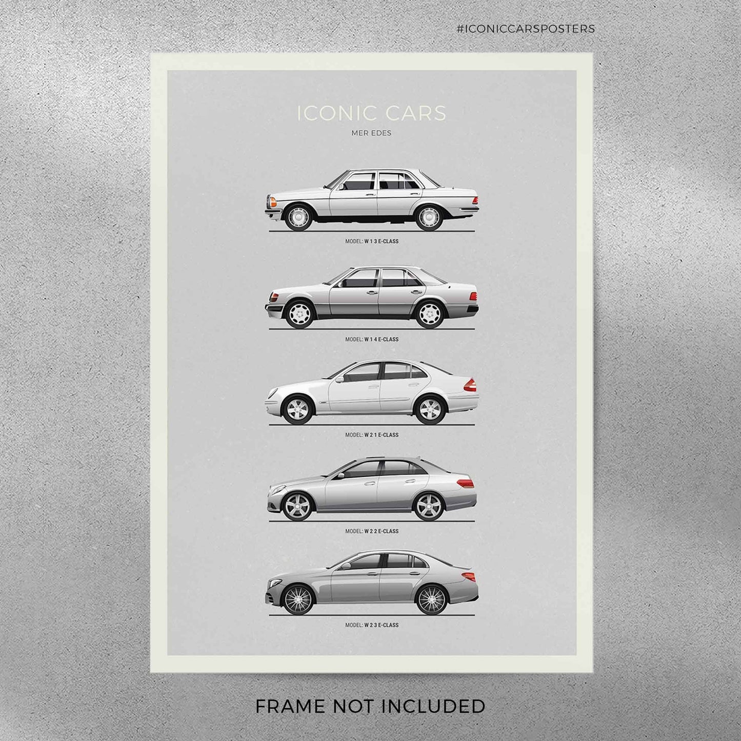 Mercedes E-Class Evolution Poster (Unframed)