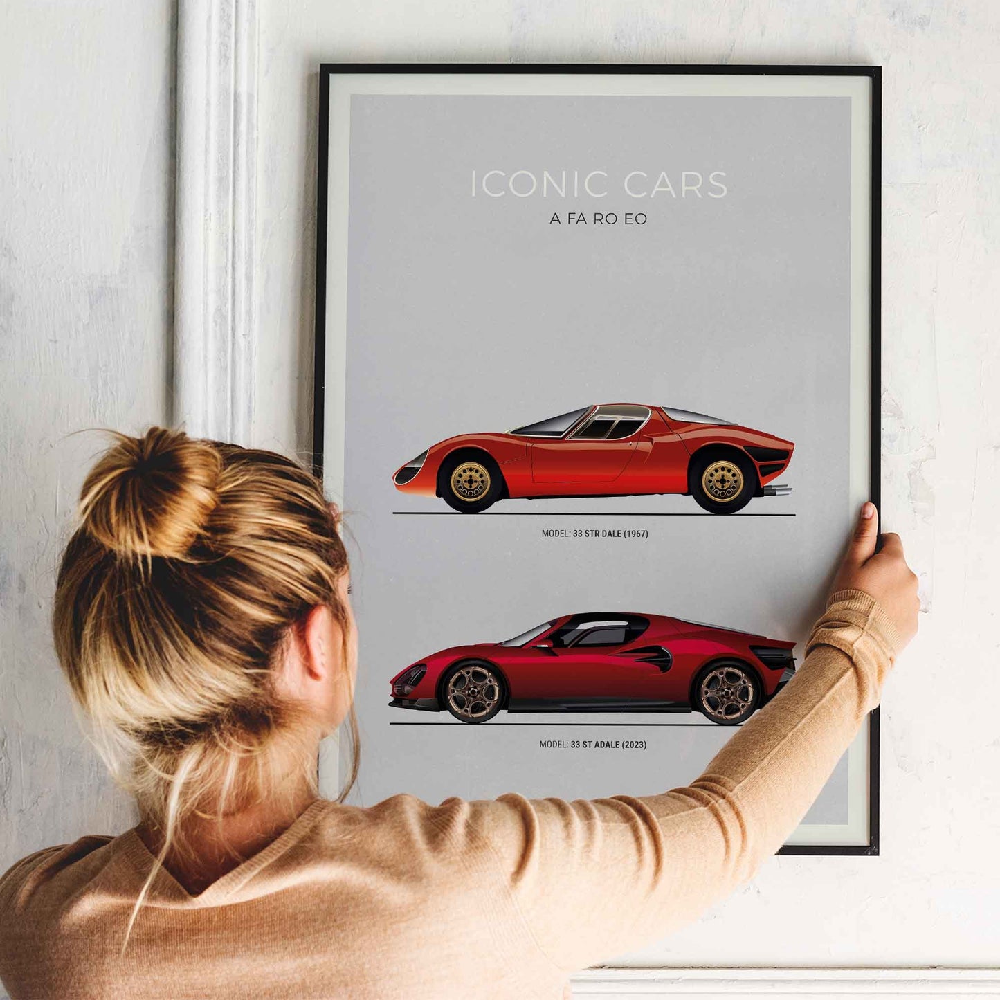 Alfa Romeo 33 Stradale Evolution Poster (Unframed)