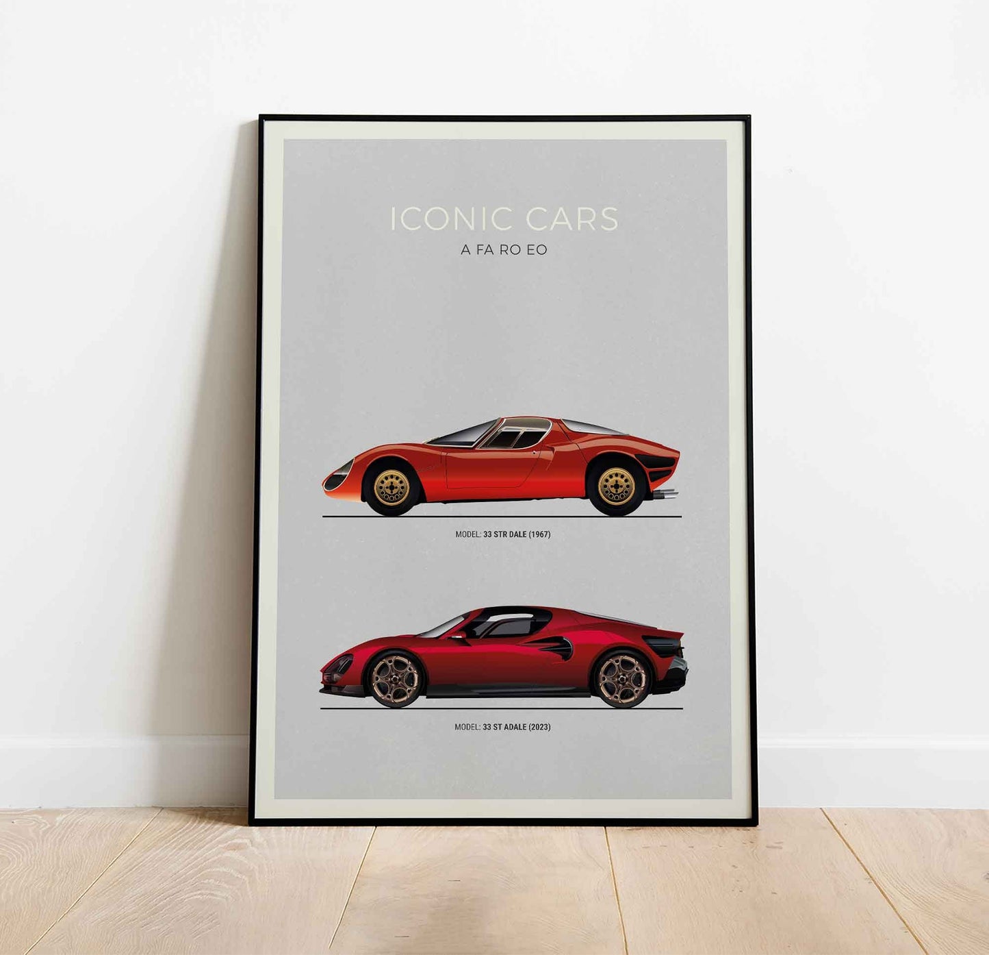 Alfa Romeo 33 Stradale Evolution Poster (Unframed)