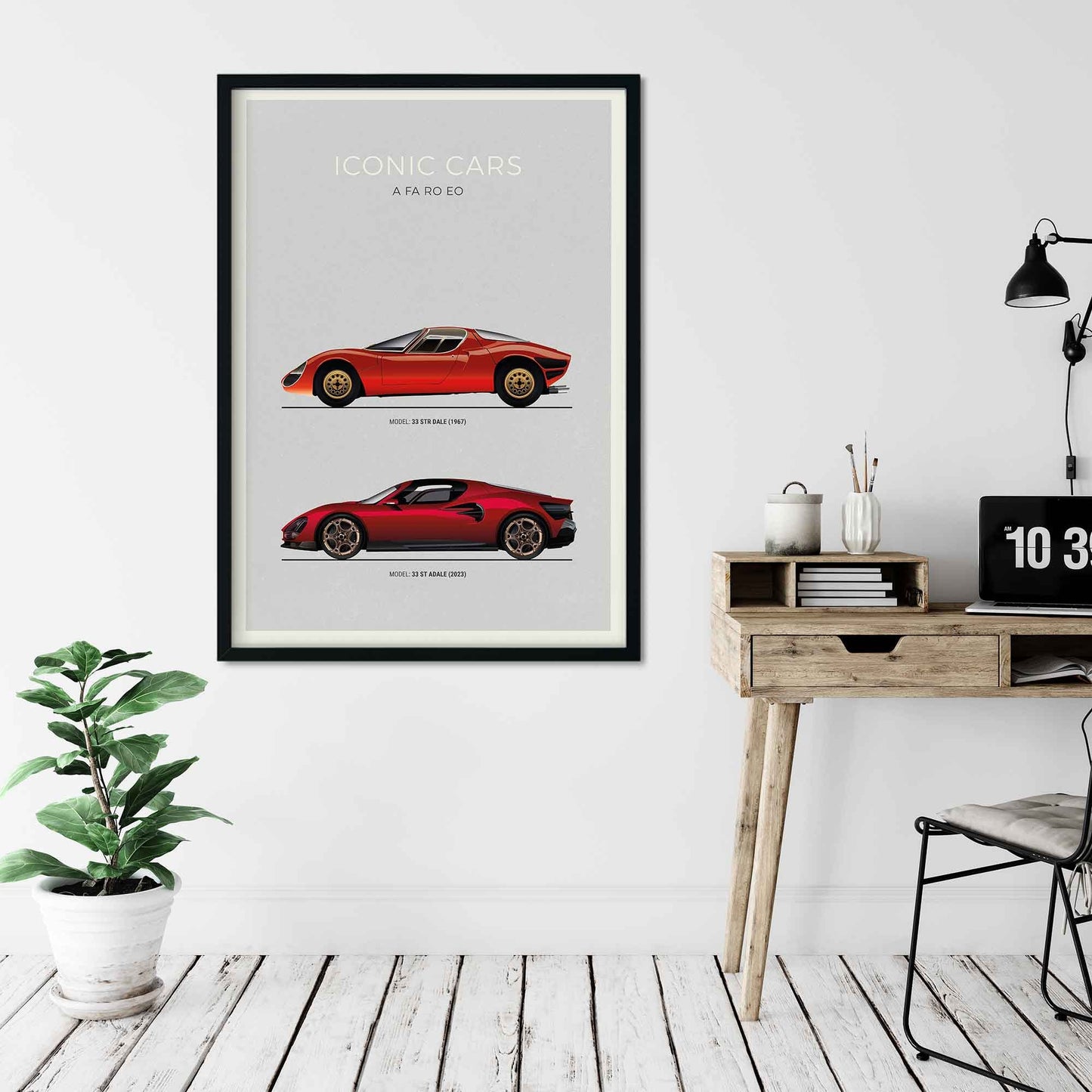 Alfa Romeo 33 Stradale Evolution Poster (Unframed)
