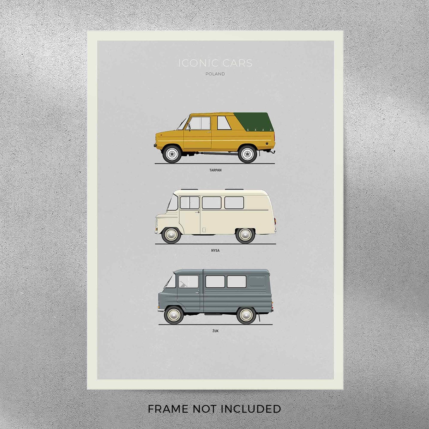 Polish Cars Poster (Unframed)