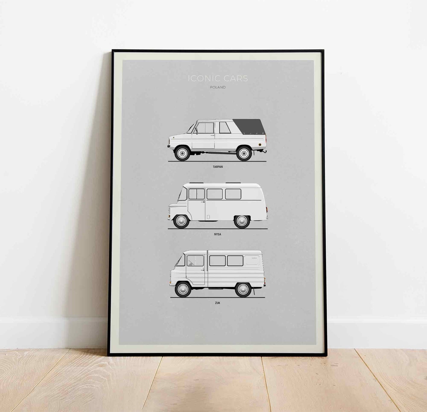 Polish Cars From PRL Poster (Unframed)
