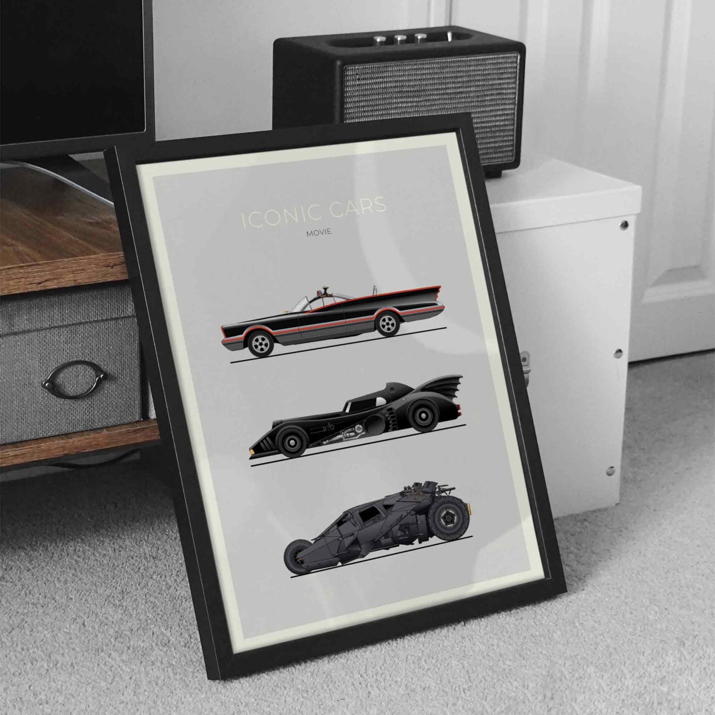 Movie Cars Poster (Unframed)