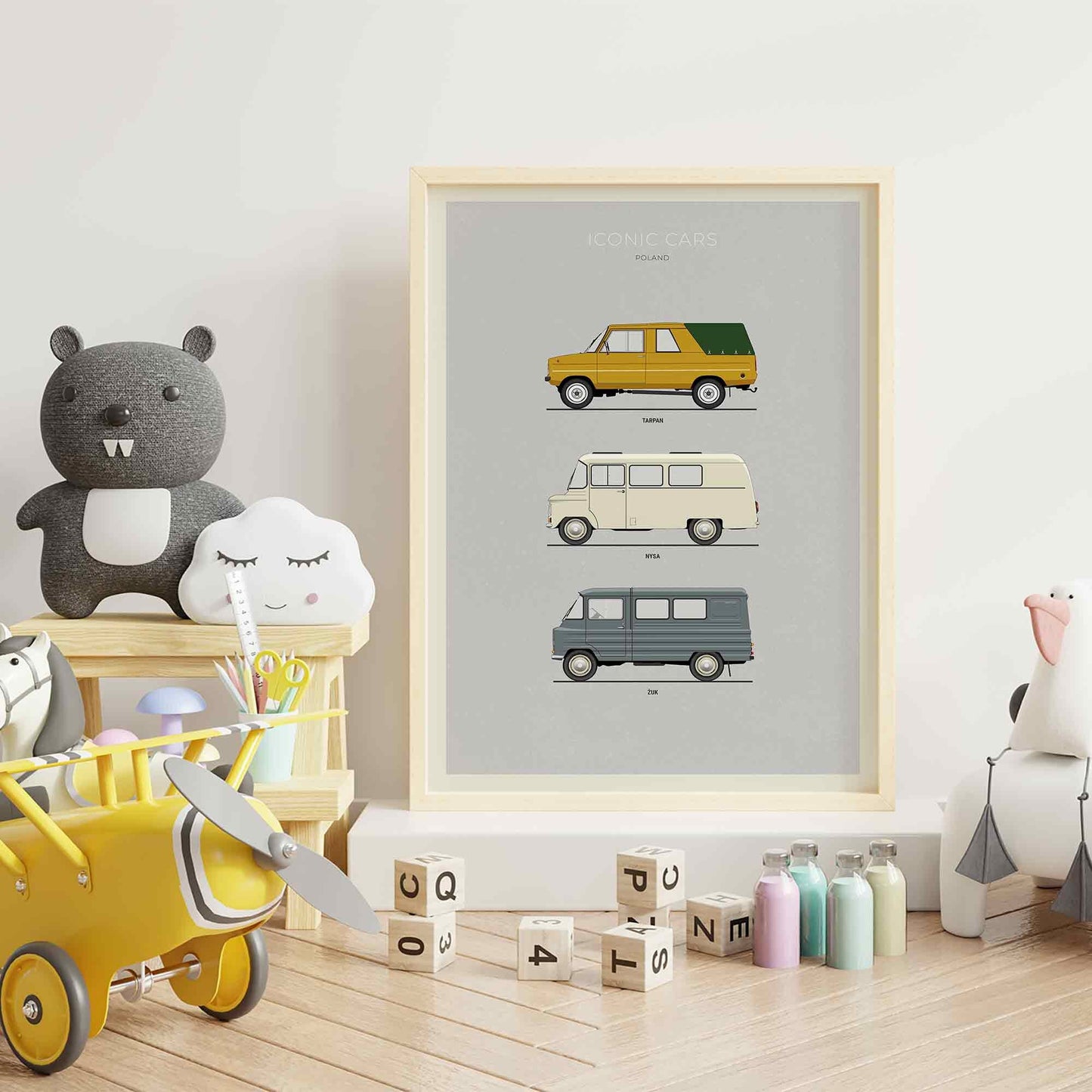 Polish Cars Poster (Unframed)