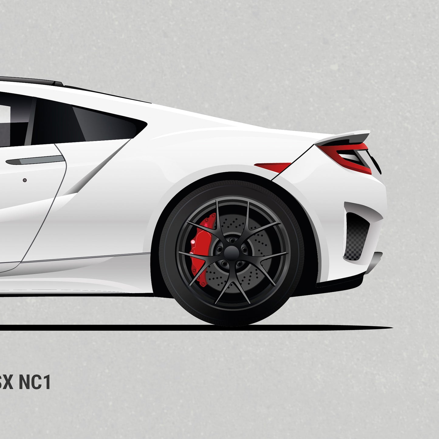 Honda NSX Evolution Poster (Unframed)