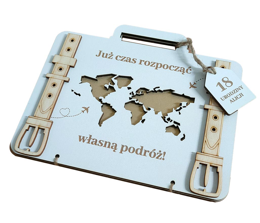 Pudełko Na Pieniądze, Kartka Personalizowana na Prezent