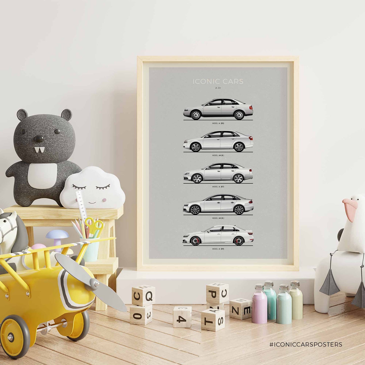 Audi A4 Evolution Poster (Unframed)