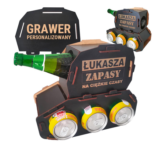 Czołg Na Piwo z Grawerem – Prezent Dla Faceta