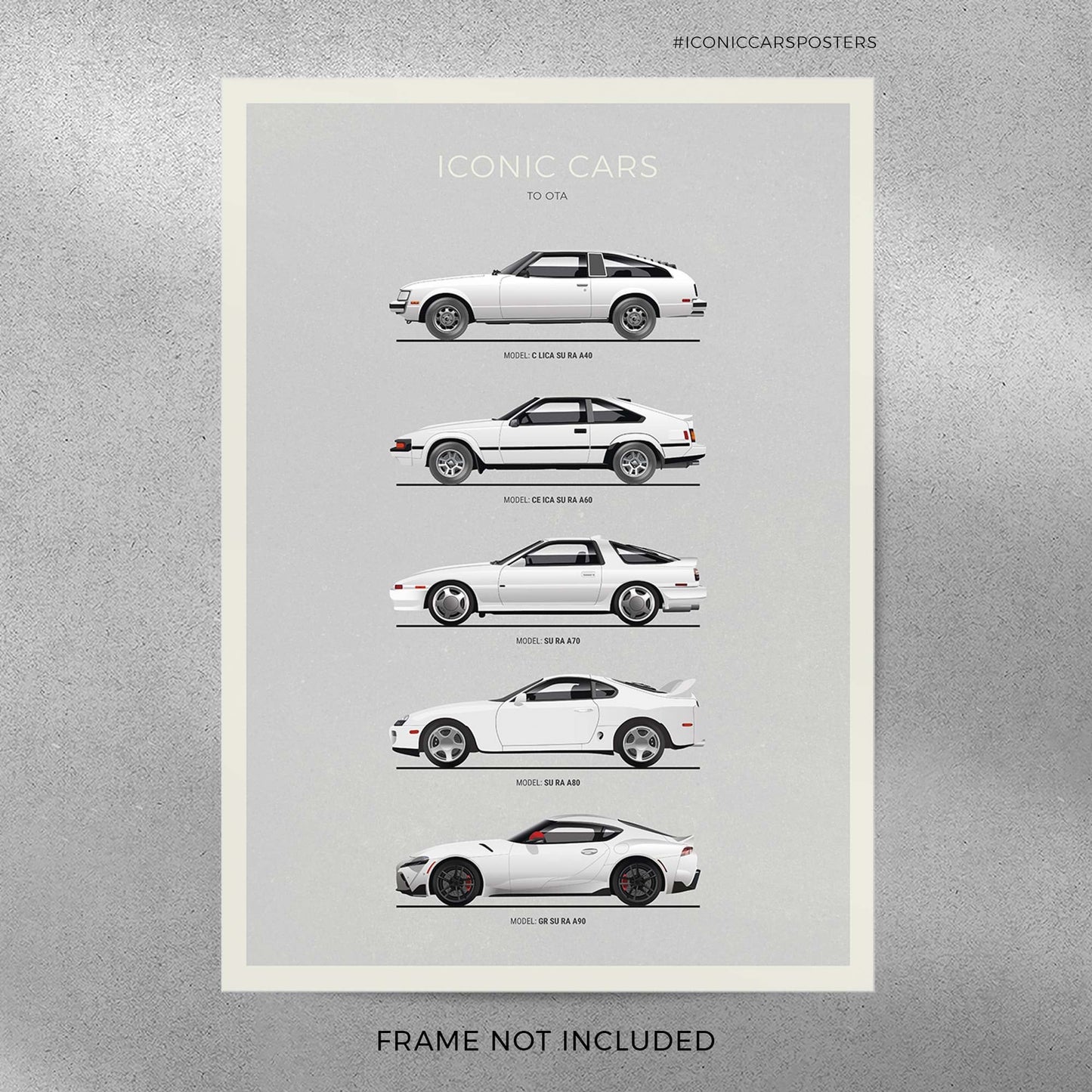 Toyota Supra Evolution Poster (Unframed)