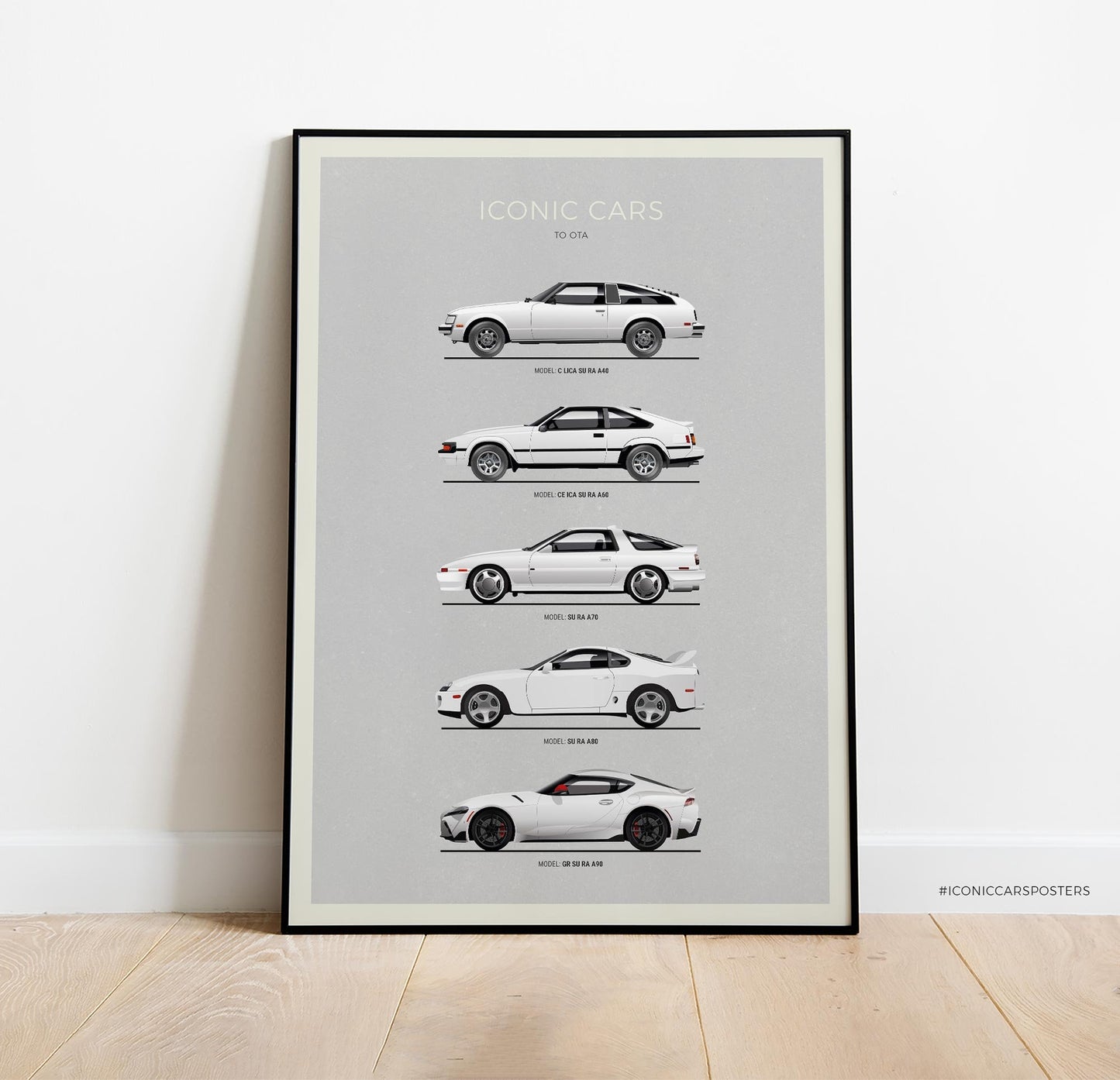 Toyota Supra Evolution Poster (Unframed)