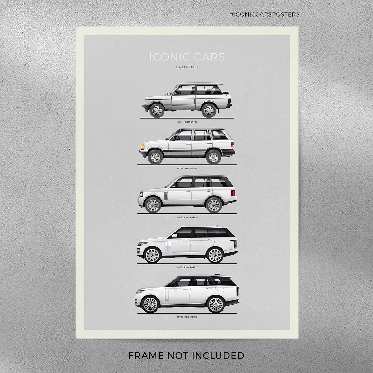 Range Rover Evolution Poster (Unframed)