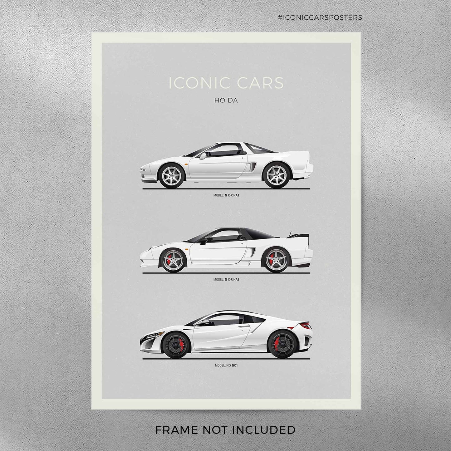 Honda NSX Evolution Poster (Unframed)