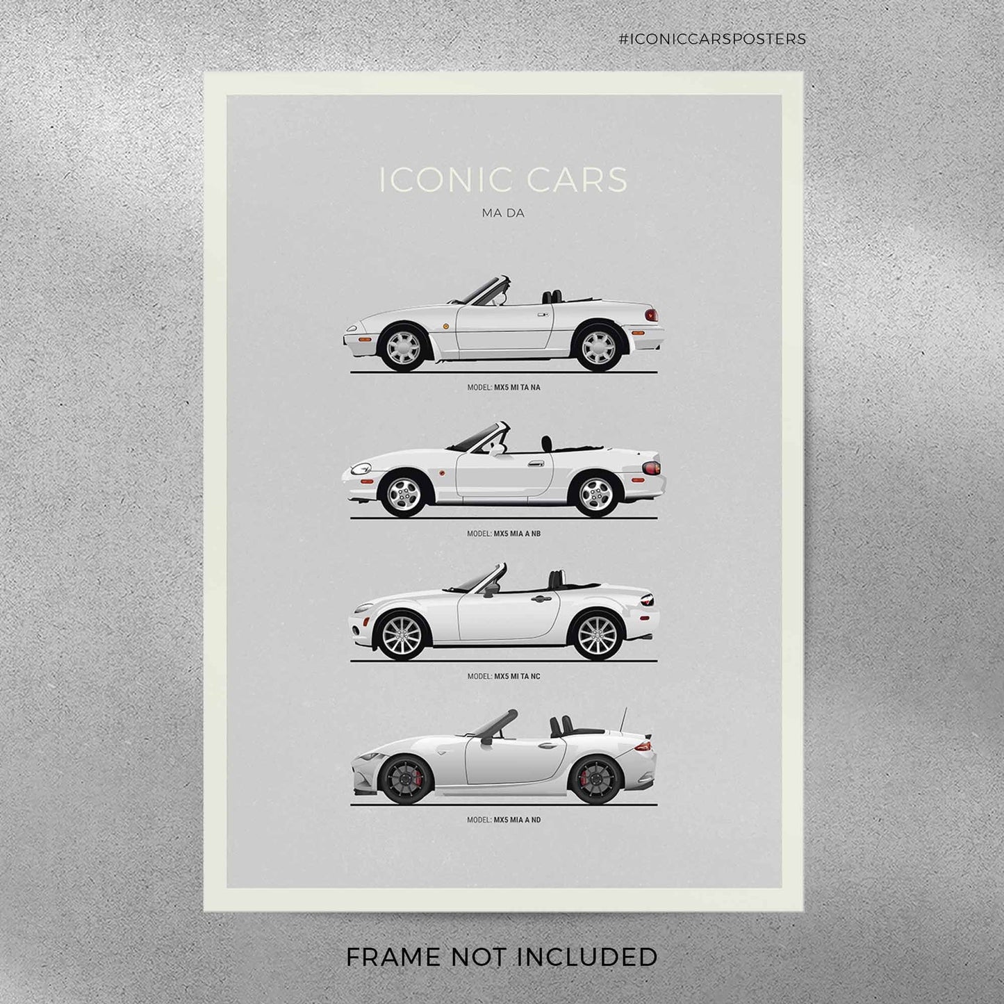 Mazda MX5 Evolution Poster (Unframed)