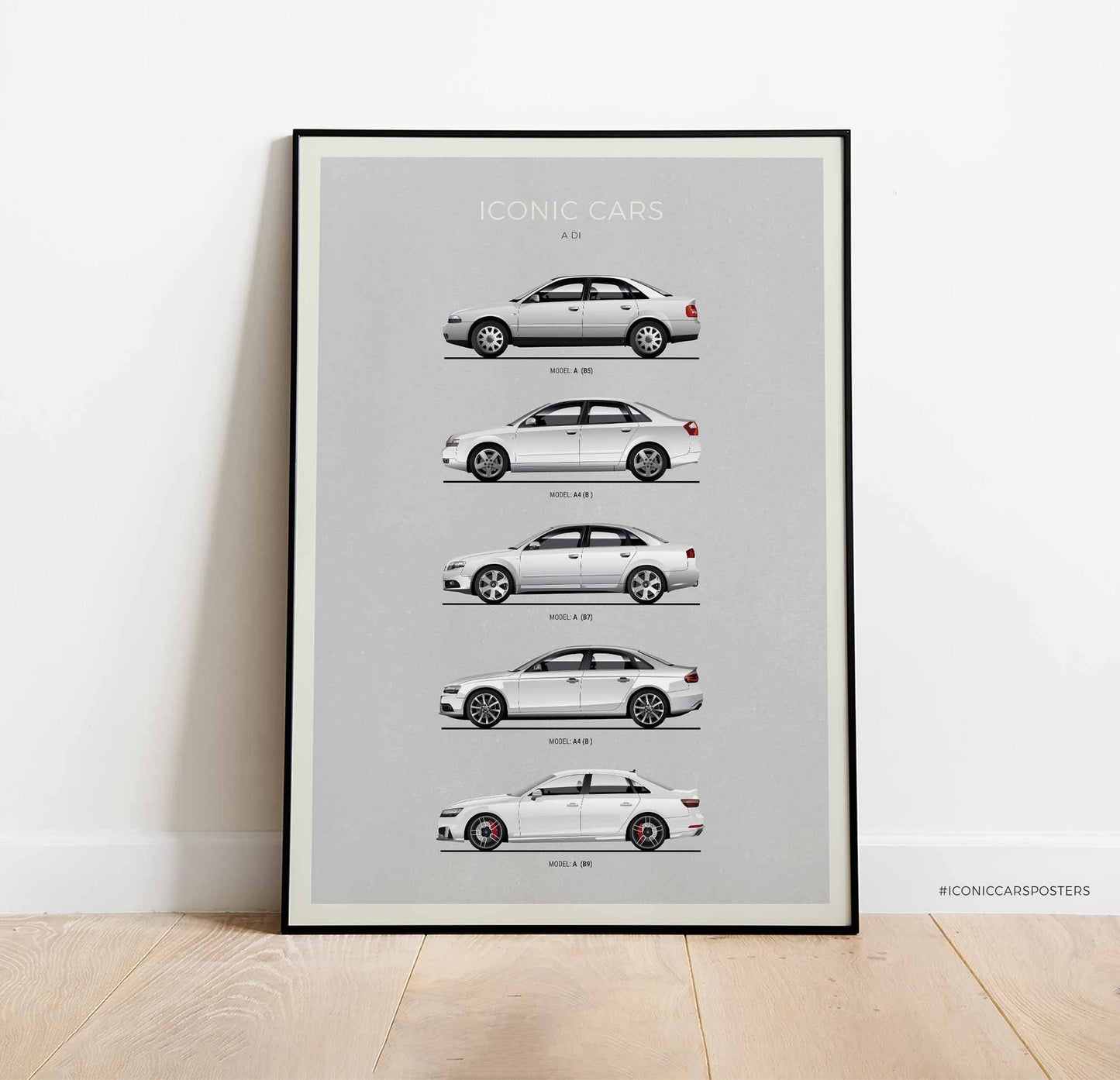 Audi A4 Evolution Poster (Unframed)