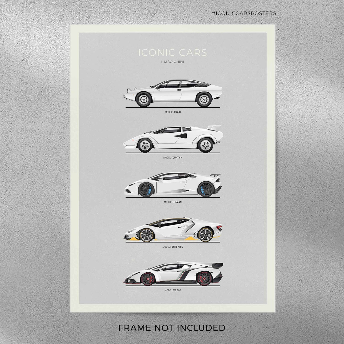 Lamborghini Evolution Poster (Unframed)