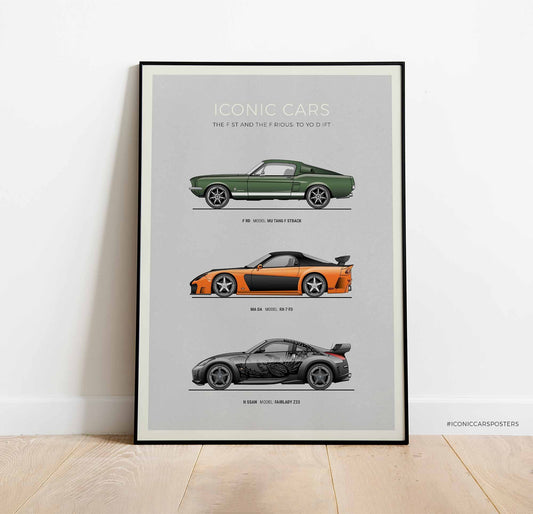 Fast and Furious Tokyo Drift Car Poster (Unframed)