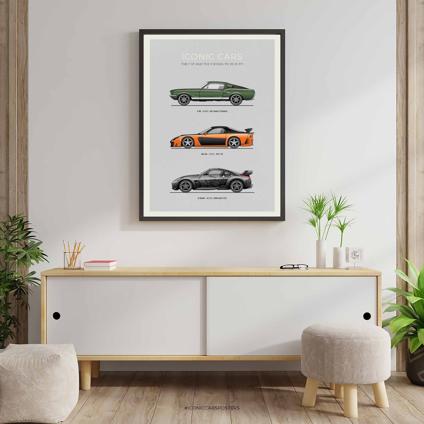 Fast and Furious Tokyo Drift Car Poster (Unframed)