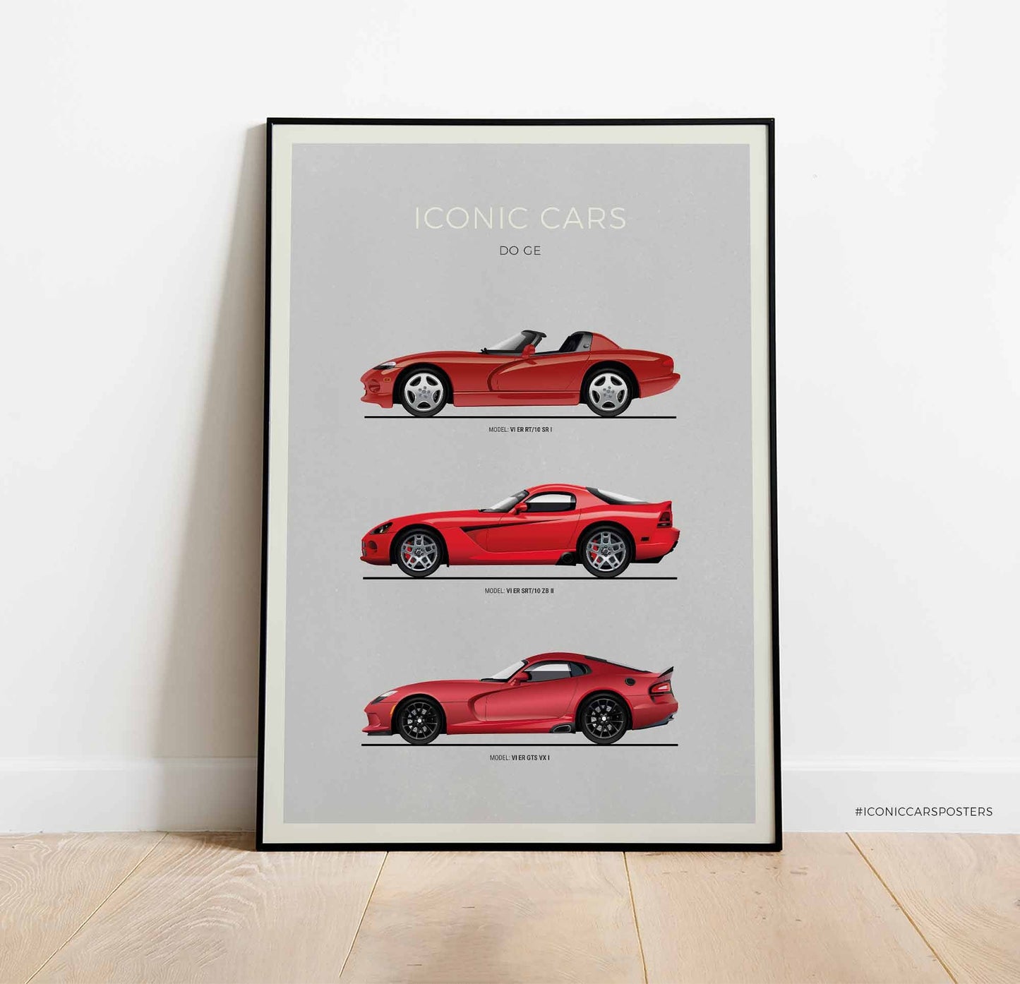Dodge Viper Evolution Poster (Unframed)