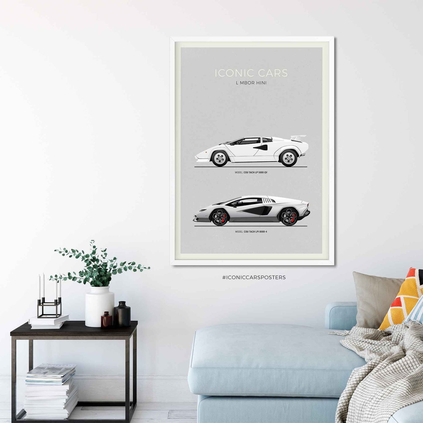 Lamborghini Countach Evolution Poster (Unframed)