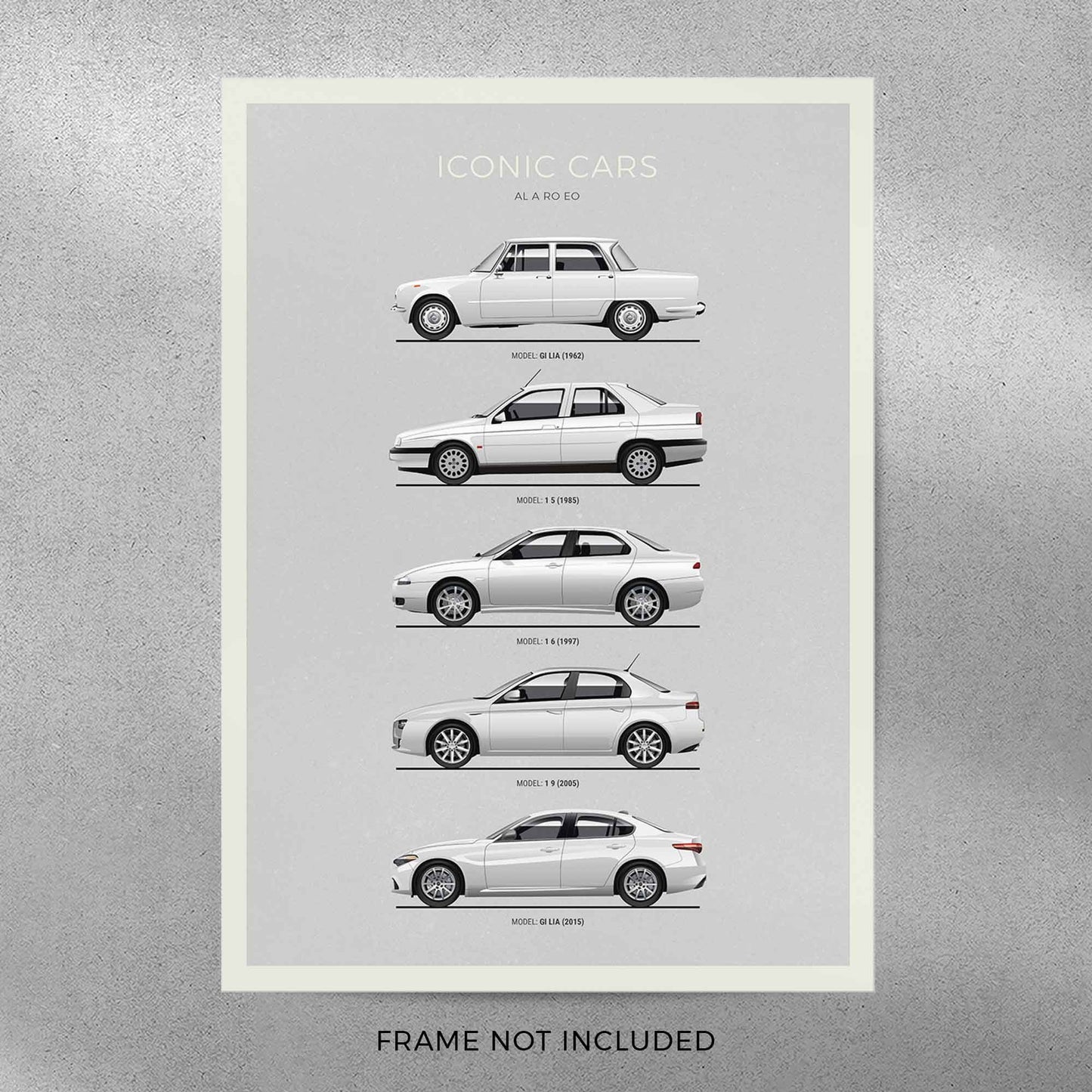 Alfa Romeo Giulia Evolution Poster (Unframed)