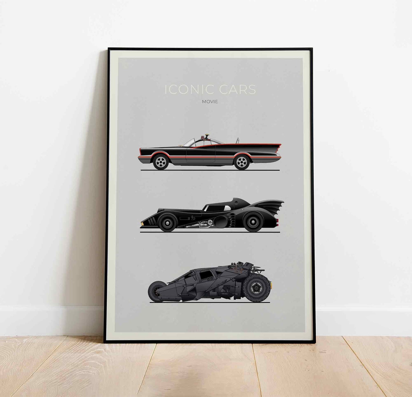 Movie Cars Poster (Unframed)
