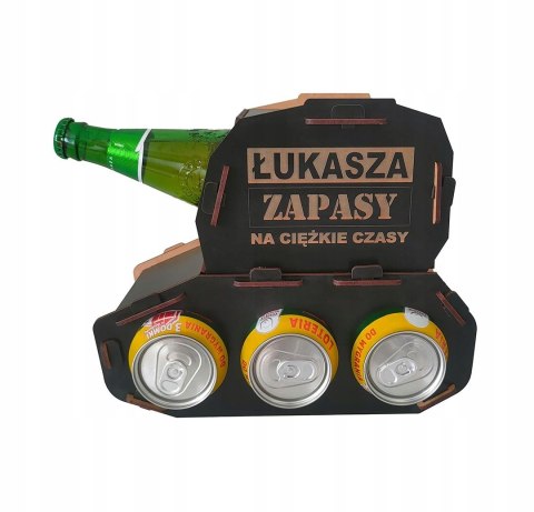 Czołg Na Piwo z Grawerem - Śmieszny Prezent Na Urodziny 18, 30, 40, 50!