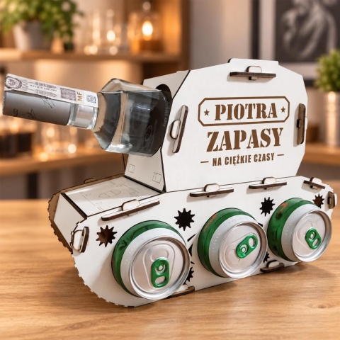 Prezent dla Chłopaka, Dzień Chłopaka, Czołg na Alkohol, Personalizowany