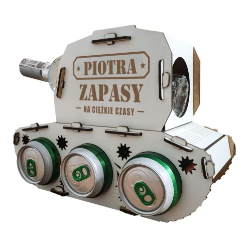 Prezent dla Chłopaka, Dzień Chłopaka, Czołg na Alkohol, Personalizowany