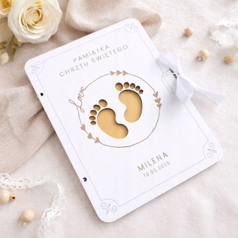 Kartka na Chrzest, Pamiątka Chrztu Świętego Prezent Personalizowany
