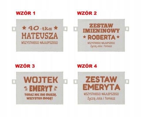 Prezent dla Emeryta, Fotel Bujany z Kieliszkam i Grawerem, Personalizowany