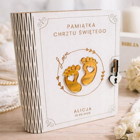 Prezent na CHRZEST, PUDEŁKO NA PIENIĄDZE, Pamiątka CHRZTU, Personalizowane